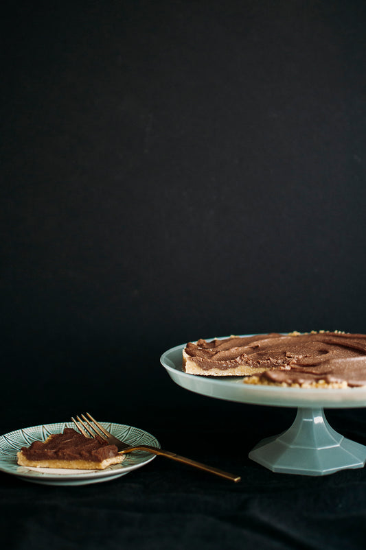 vegan chocolate tart // Pana Chocolate book review