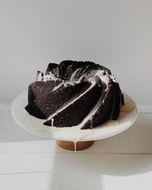 vegan chocolate zucchini cake