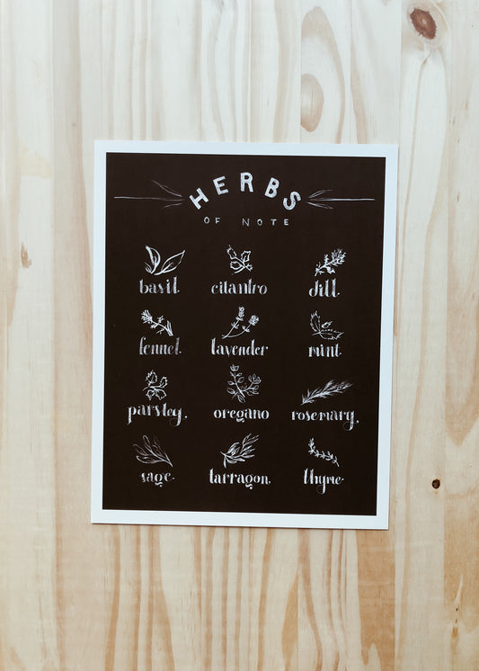 Herb Poster