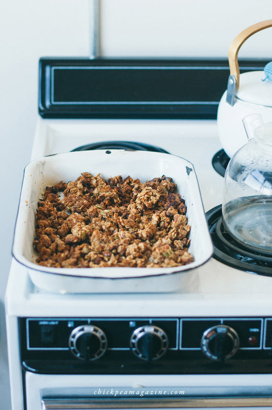 vegan maple cookie butter granola