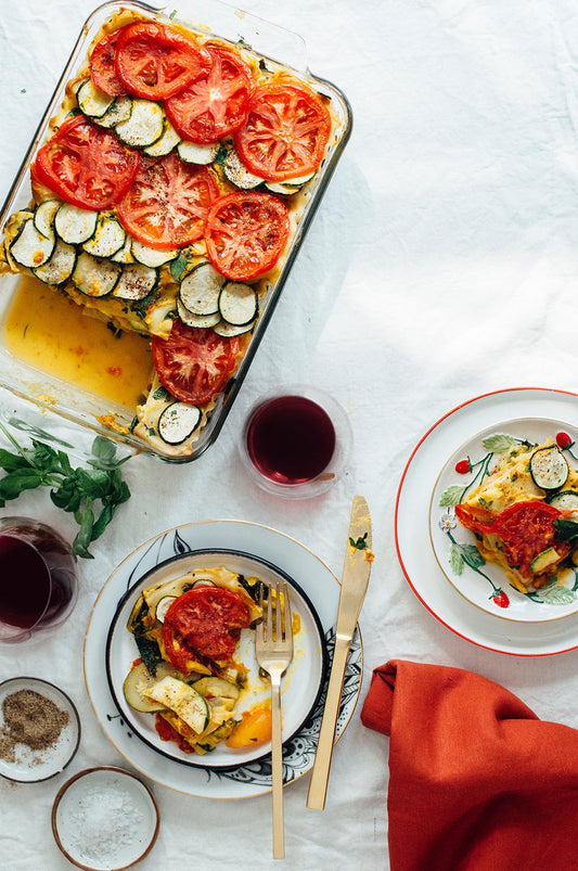 vegan fresh veggie lasagna