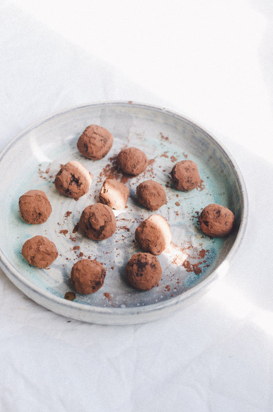 vegan avocado chocolate truffles