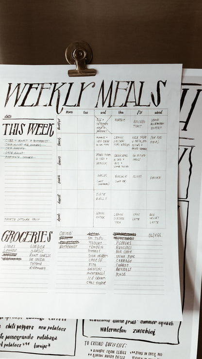 Essential Meal Planner Printable