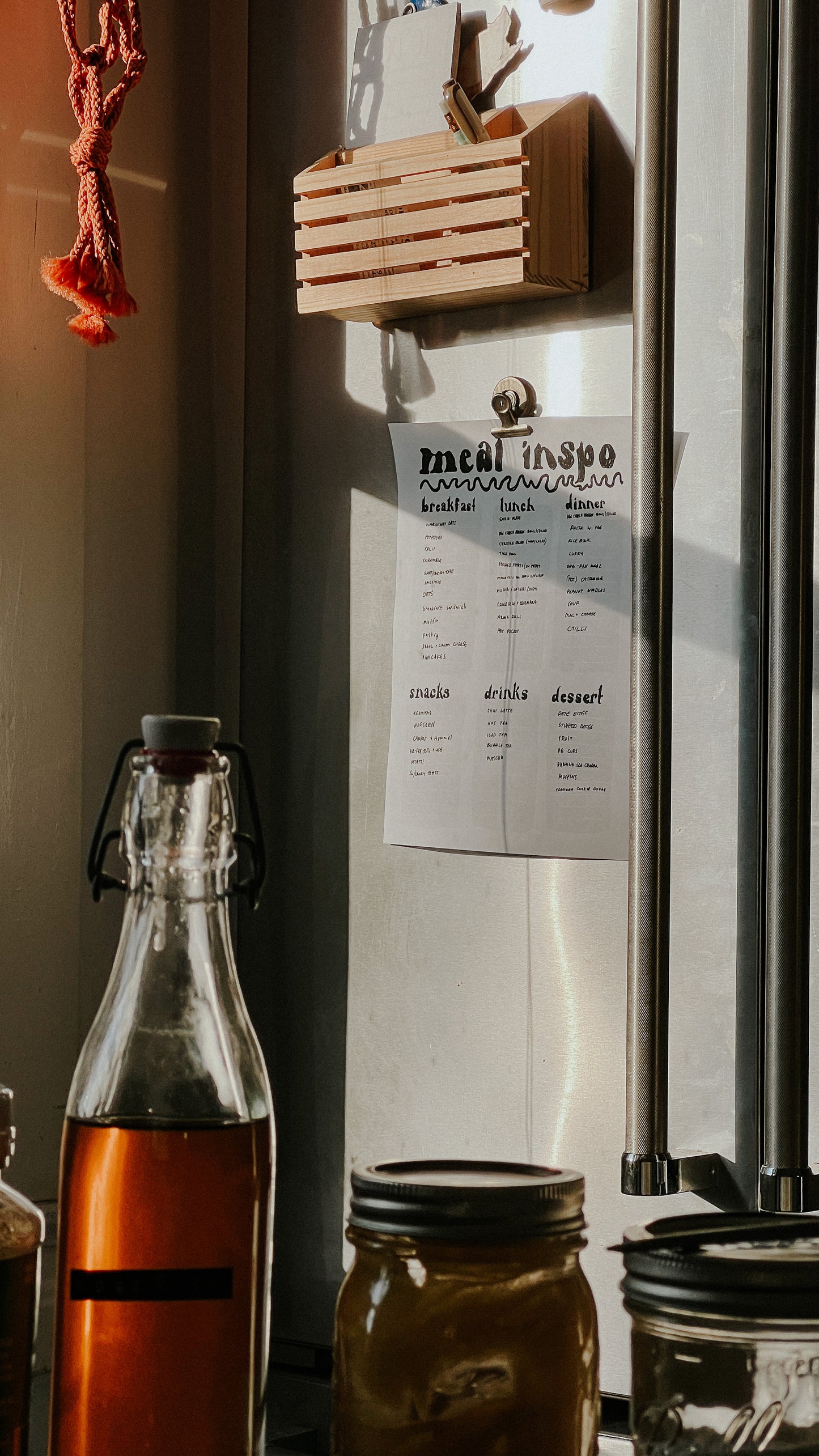 Retro-Style Meal Planner Printable