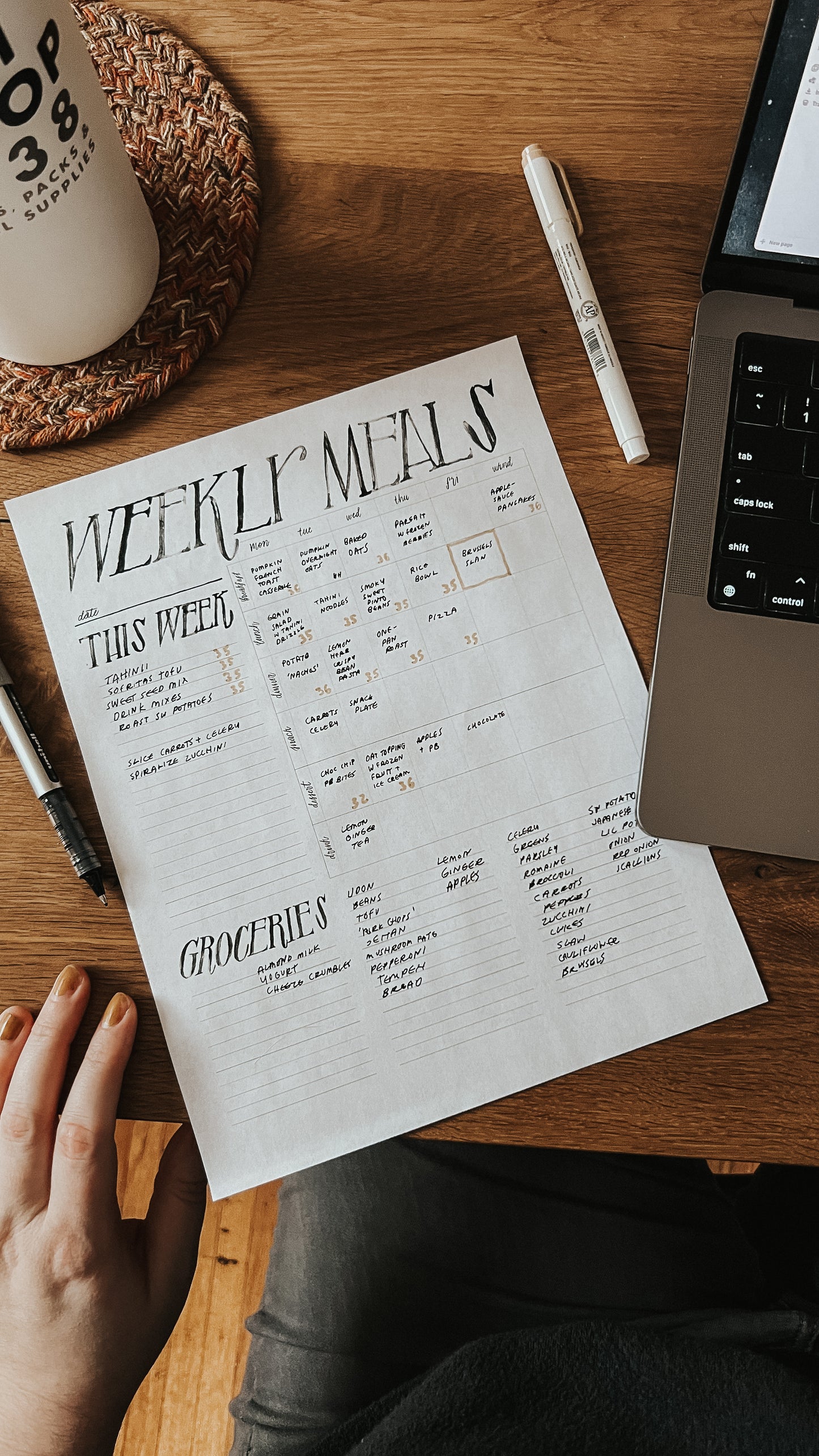 Essential Meal Planner Printable