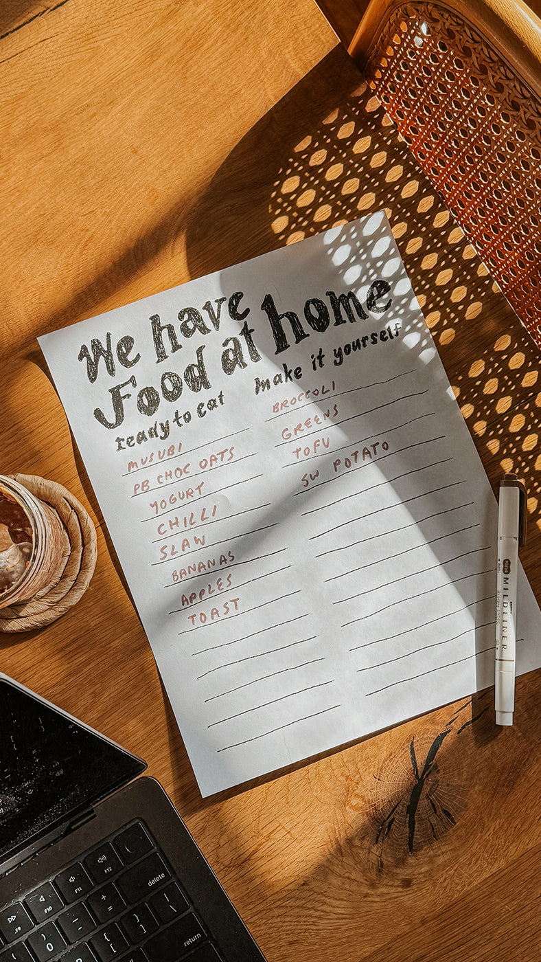 Retro-Style Meal Planner Printable